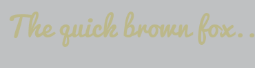 Image with Font Color BCB88A and Background Color BFC1C2